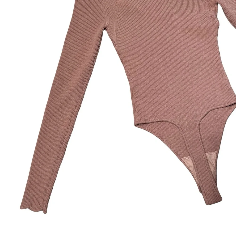 NWT New $98 Free People It Girl Dusty Rose Bodysuit Size XL